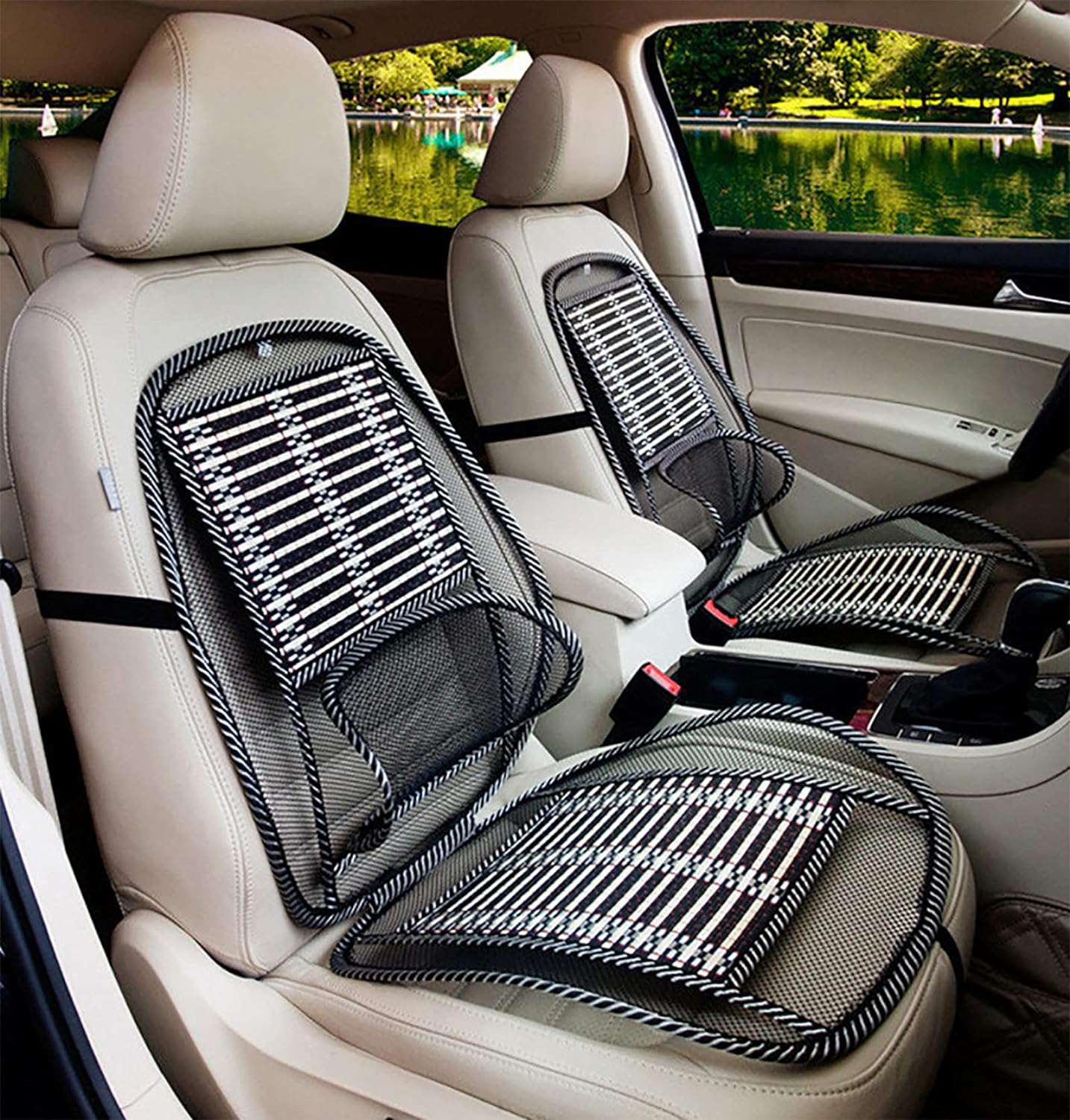Coussin siège de voiture en maille.