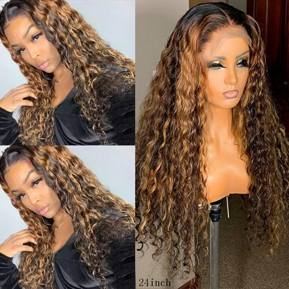Extensions de cheveux brésiliens brune bouclée.