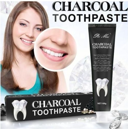Dentifrice au charbon actif - secret d'un sourire éclatant -