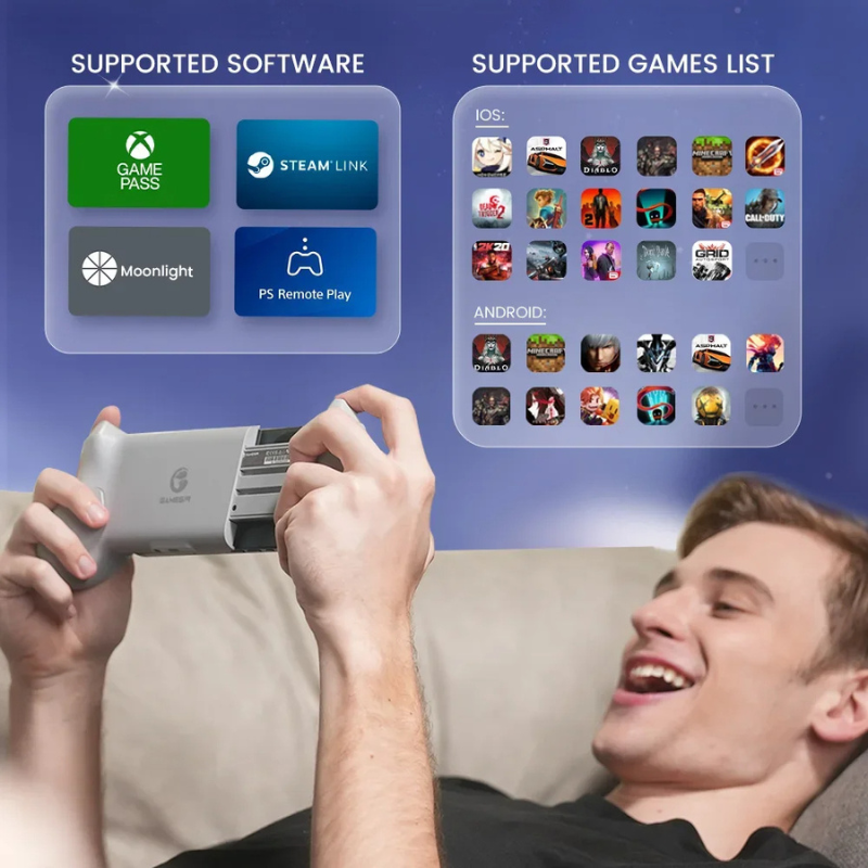 Le GameSir G8 Galileo manette Type C.