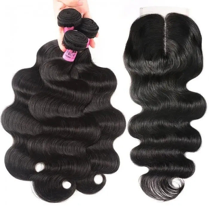 Extensions de cheveux brésiliens ondulé.