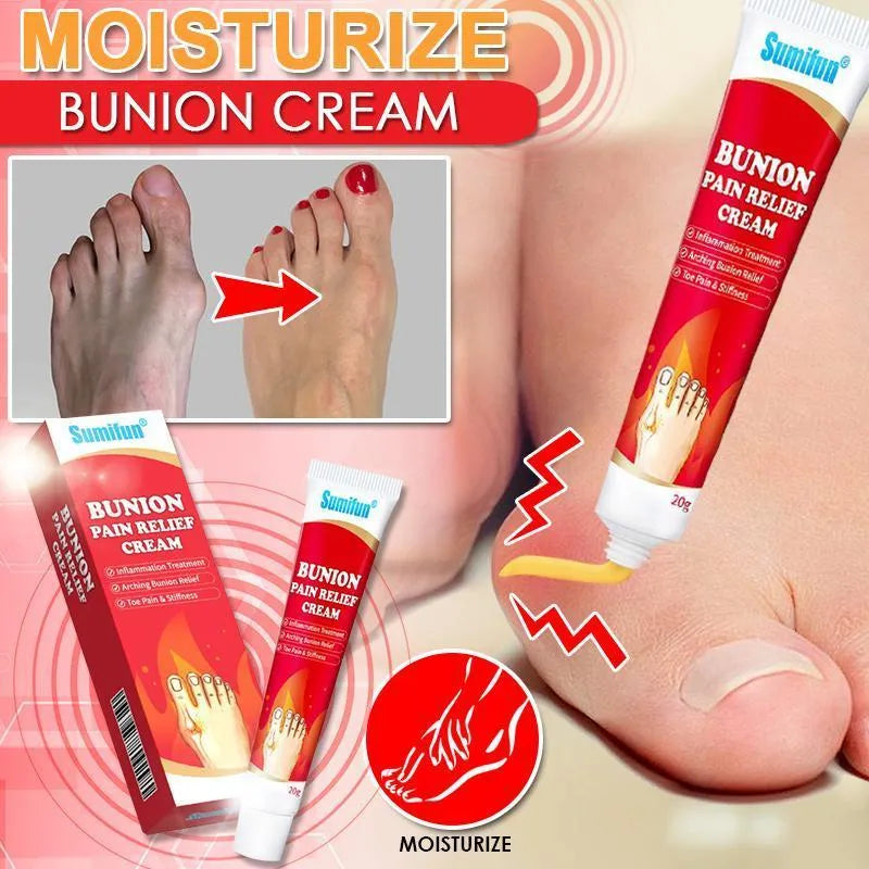 Crème révolutionnaire pour soulager la douleur des oignons.
