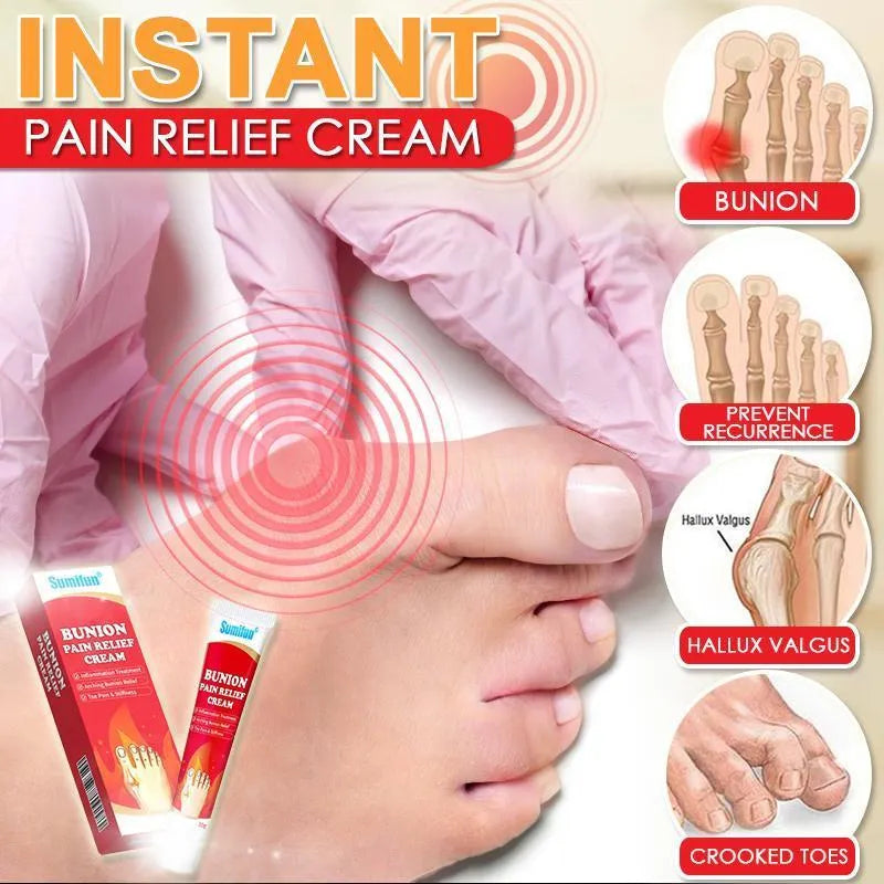 Crème révolutionnaire pour soulager la douleur des oignons.