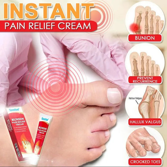 Crème révolutionnaire pour soulager la douleur des oignons.